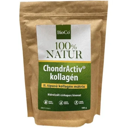 BioCo 100% NATUR ChondrActiv kollagén por – 100g