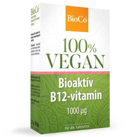 BioCo 100% VEGAN Bioaktív B12-vitamin 1000mg tabletta – 90db