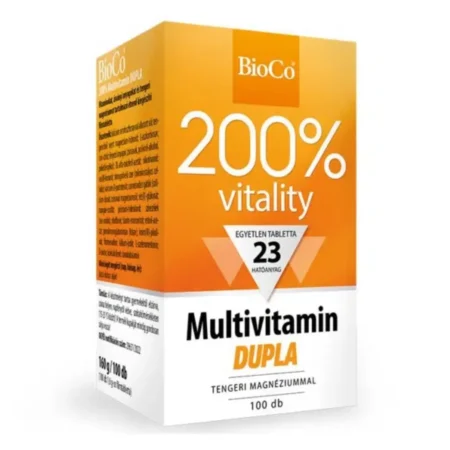 BioCo 200% Vitality Multivitamin Dupla filmtabletta – 100db