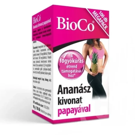 BioCo Ananász Papaya Megapack kivonat – 100db