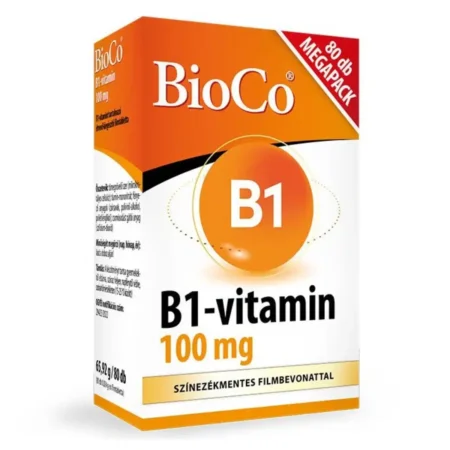 BioCo B1-vitamin 100mg filmtabletta – 80db