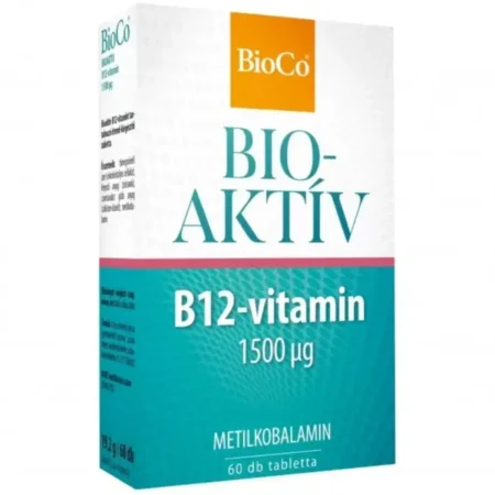 BioCo Bioaktív B12-vitamin tabletta – 60db