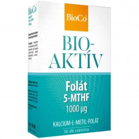 BioCo Bioaktív Folát 5-MTHF tabletta – 30db