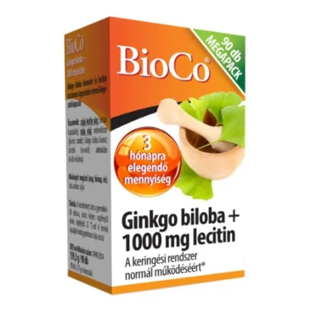 BioCo Ginkgo Biloba + Lecitin kapszula – 90db