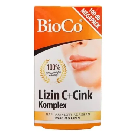 BioCo Lizin C+Cink Komplex tabletta Megapack – 100db