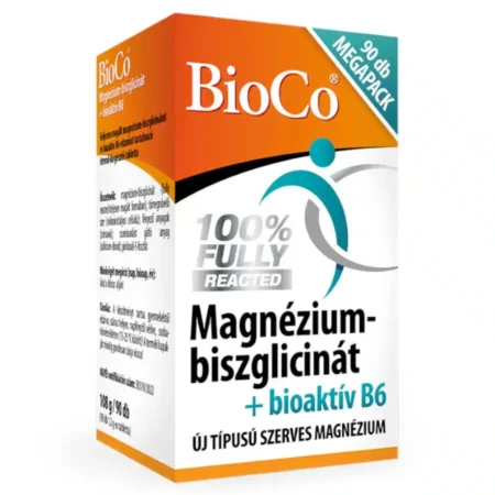 BioCo Magnézium-biszglicinát + bioaktív B6 Megapack – 90db