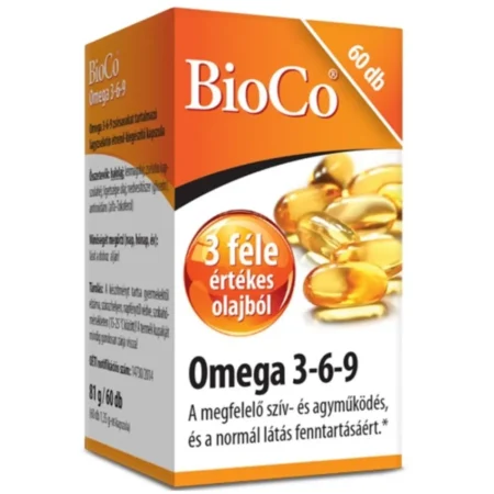 BioCo Omega 3-6-9 kapszula – 60db