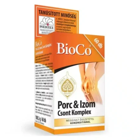 BioCo Porc & Izom Csont Komplex kondroitinnel tabletta – 60db