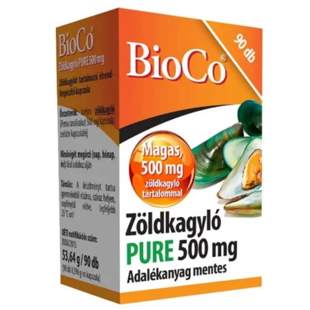 BioCo Zöldkagyló Pure kapszula – 90db