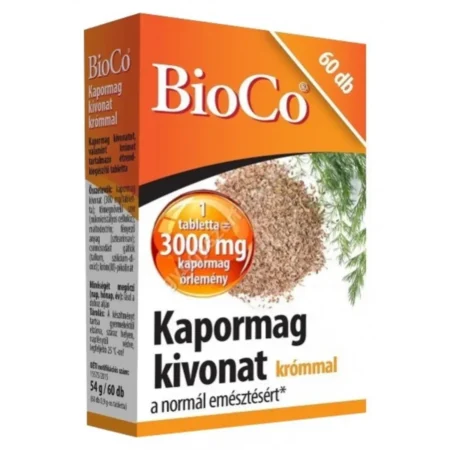 BioCo kapormag kivonat tabletta krómmal – 60db