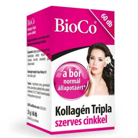 BioCo kollagén tripla szerves cinkkel – 60db
