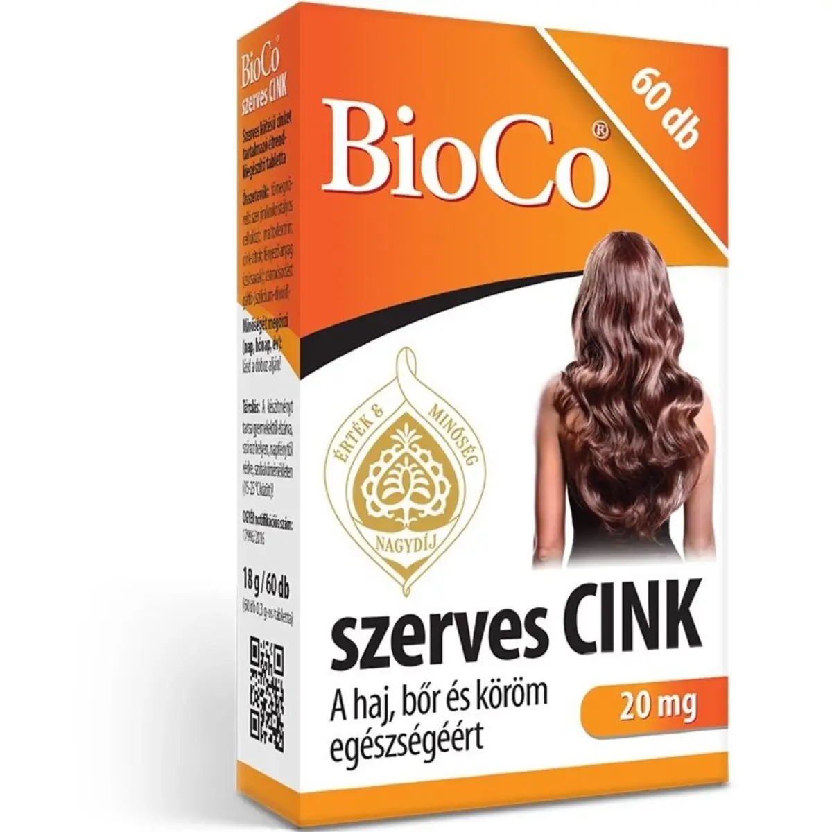 BioCo szerves cink – 60db