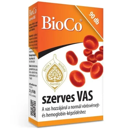 BioCo szerves vas tabletta – 90db