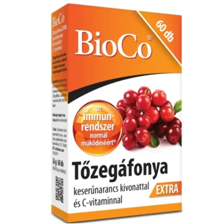 BioCo tőzegáfonya extra tabletta – 60db