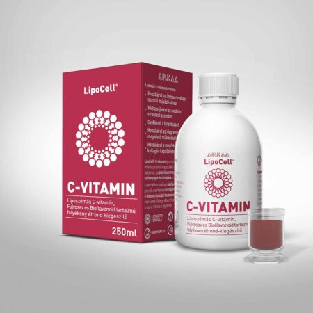LipoCell liposzómás C-vitamin meggyes ízben (250 ml)