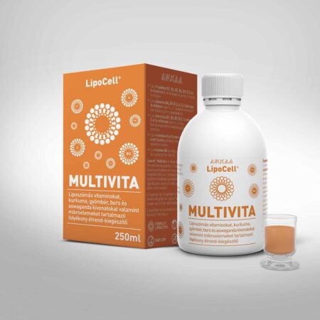 LipoCell Multivita liposzómás multivitamin narancs ízesítéssel (250 ml)