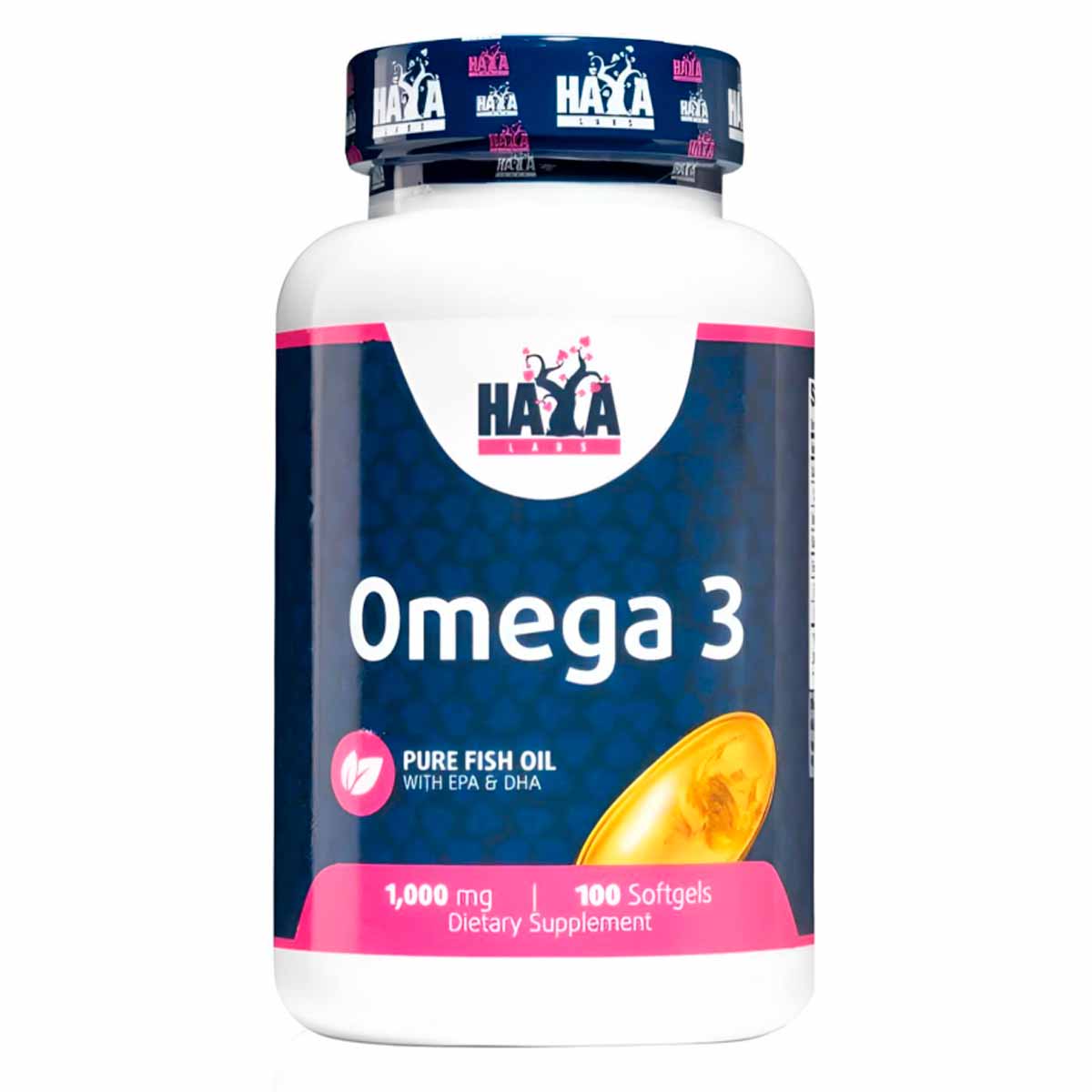 HAYA LABS – Omega 3 1000mg. / 100 lágykapszula