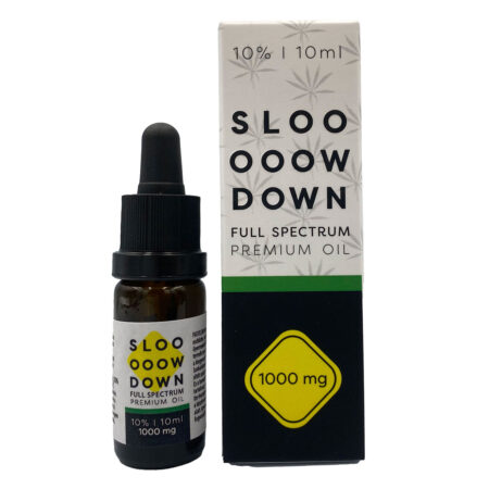 SLOW DOWN FULL SPECTRUM PREMIUM CBD OLAJ 10% 1000 MG – 10 ML