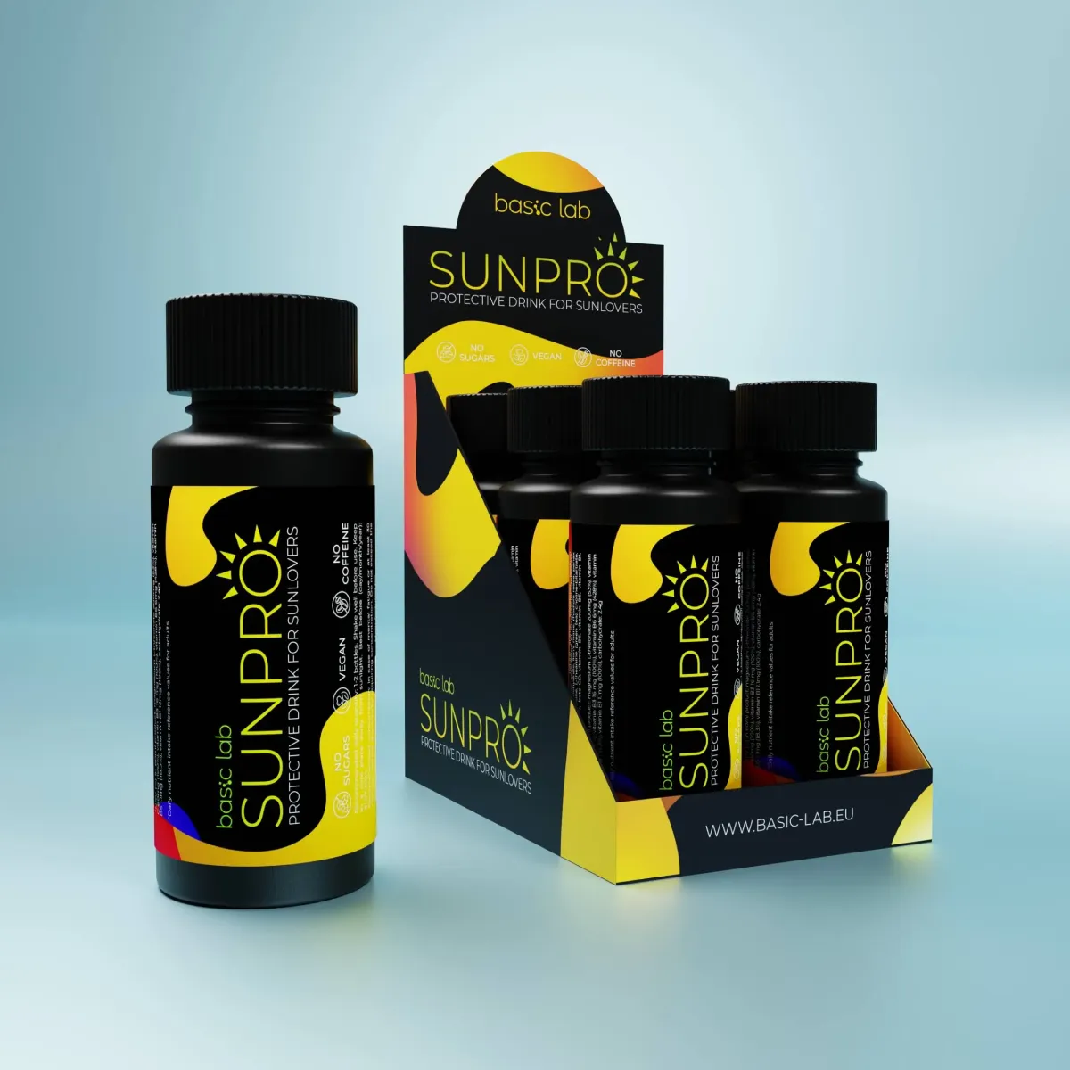Basic lab <b>SUN PRO</b> shot -60ml (5+1 db csomagban)