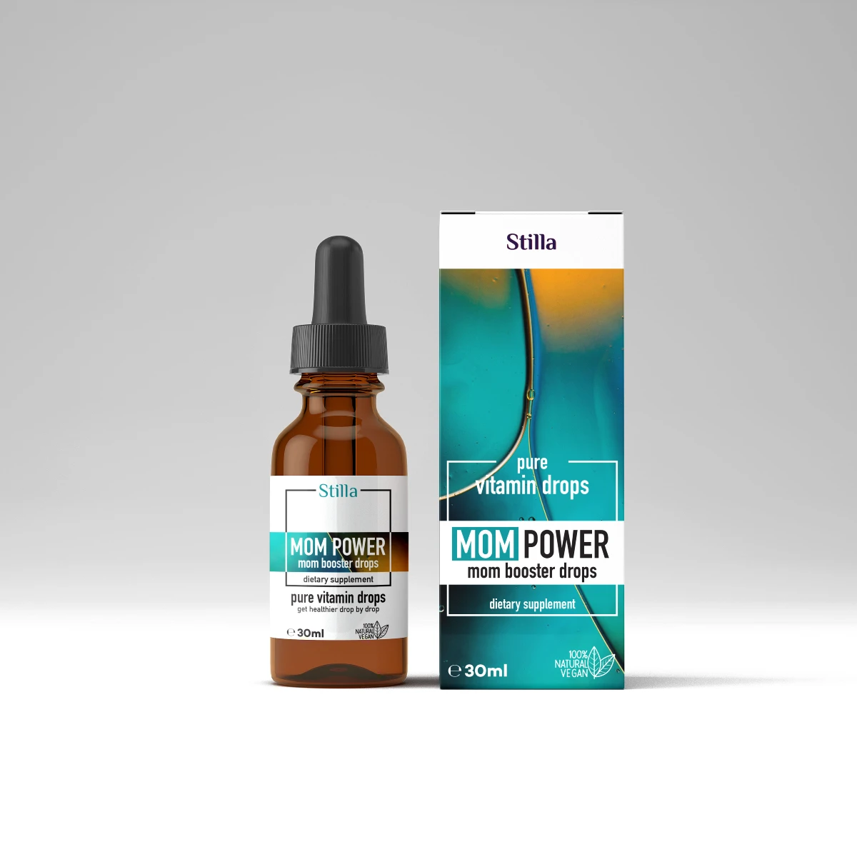 Stilla <b>Mom Power</b> -étrend kiegészítő cseppek -30ml